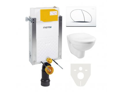 Mereo WC komplet pro zazdění s přislušenstvím - MM01SET