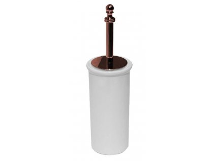 PERLA WC štětka na postavení, keramika, růžové zlato - PE1207
