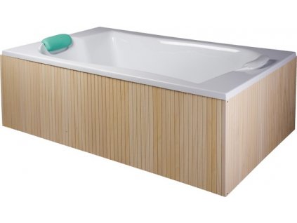 Olsen Spa Obdélníková vana PADOVA Nožičky k vaně - 2x Nožičky, Rozměr vany - 180 × 110 cm - VANPAD18+VANNOZ+VANNOZ