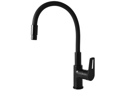 COLORADO - Dřezová baterie s flexibilním ramínkem, Černá - matná CO219.0/10CMAT, RAV Slezák (Barva Černá - matná, Rozměr 3,8")