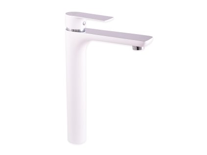 VLTAVA - Umyvadlová vysoká baterie s výpustí, Bílá/Chrom VT430.0CB, RAV Slezák (Barva bílá/chrom, Rozměr 3,8")