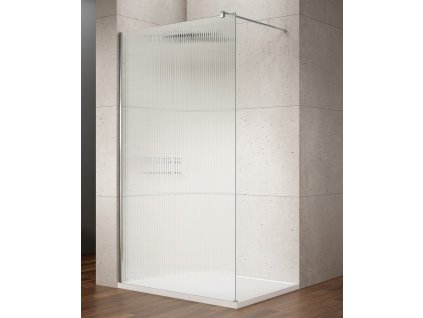VARIO CHROME jednodílná sprchová zástěna k instalaci ke stěně, sklo nordic, 1000 mm - GX1510-05
