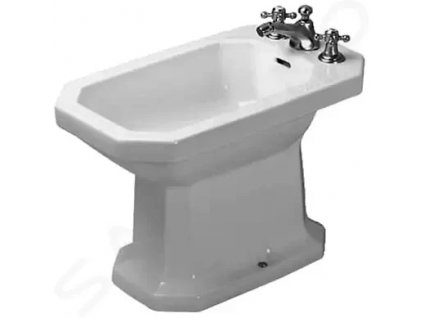 DURAVIT - 1930 Stojící bidet, 355x600 mm, WonderGliss, bílá (02671000001)