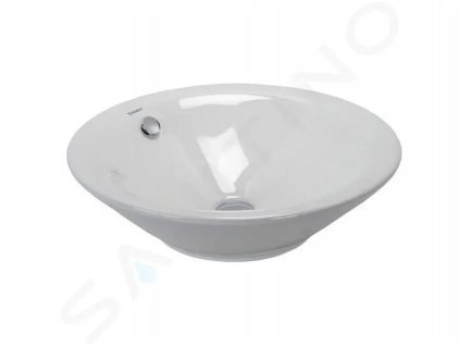 DURAVIT - Starck 1 Umyvadlová mísa, průměr 530 mm, s přepadem, bílá (0408530000)