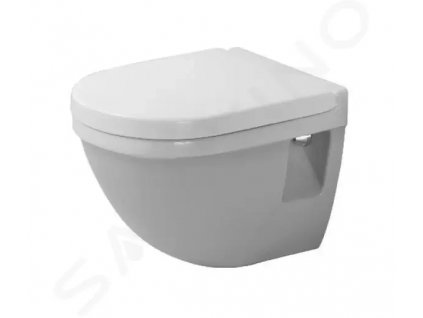 DURAVIT - Starck 3 Závěsné WC, s HygieneGlaze, bílá (2202092000)