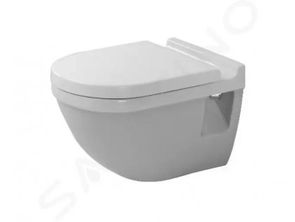 DURAVIT - Starck 3 Závěsné WC, s HygieneGlaze, bílá (2206092000)