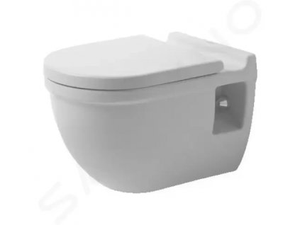 DURAVIT - Starck 3 Závěsné WC, s HygieneGlaze, bílá (2215092000)