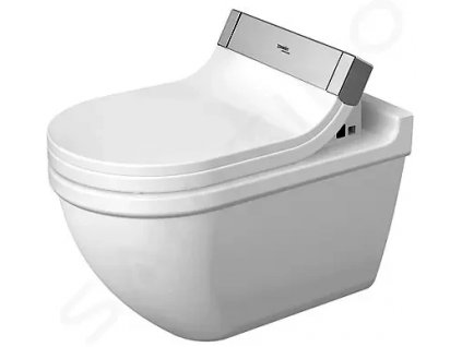 DURAVIT - Starck 3 Závěsné WC pro SensoWash, s WonderGliss, bílá (22265900001)