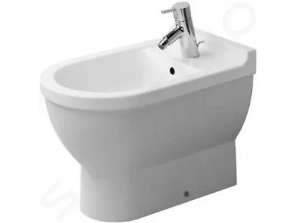 DURAVIT - Starck 3 Stojící bidet s přepadem, bílá (2230100000)