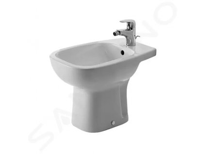 DURAVIT - D-Code Stojící bidet, 350x540 mm, otvor pro baterii, bílá (22381000002)