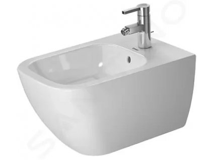 DURAVIT - Happy D.2 Závěsný bidet, 365x540 mm, otvor pro baterii, bílá (2258150000)