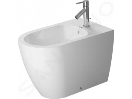 DURAVIT - ME by Starck Stojící bidet 370x600 mm, otvor pro baterii, bílá (2289100000)