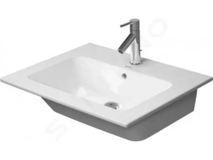 DURAVIT - ME by Starck Umyvadlo nábytkové 630x490 mm, s přepadem, s otvorem pro baterii, bílá (2336630000)