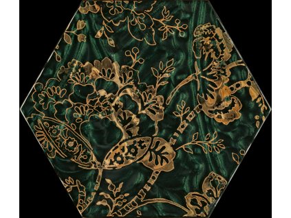 157772 28494 dekor urban colours green hexagon sklo c 19 8x17 1 1