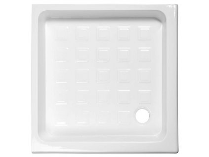 RETRO keramická sprchová vanička, čtverec 100x100x20cm, bílá - 134001