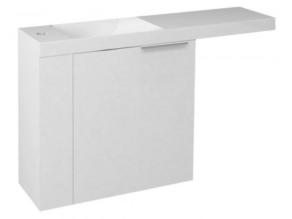 LATUS VI umyvadlová skříňka 50x50x22cm, levá, bílá (55835) - LT615-3030