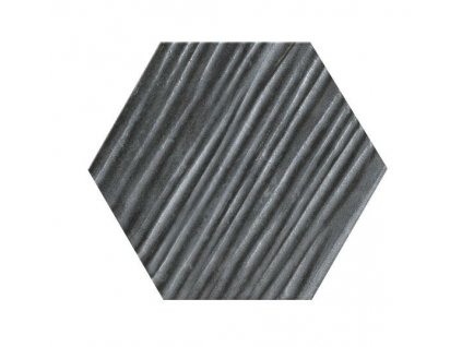 CERAMIKA KOŇSKIE DEKOR DALMACIA HEXAGON GRAPHITE RELIEF A7 13x15 - 156352