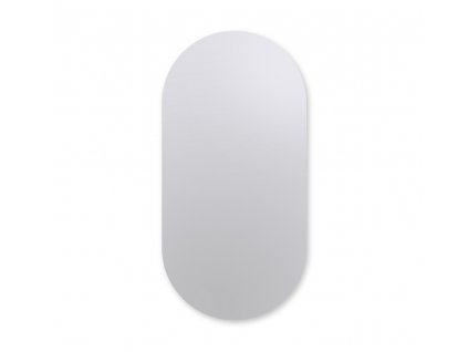 Amirro PURE OVAL oválné zrcadlo na chodbu do předsíně nástěnné 45 x 80 cm s leštěnou hranou do koupelny na zeď 411-392  PURE oval
