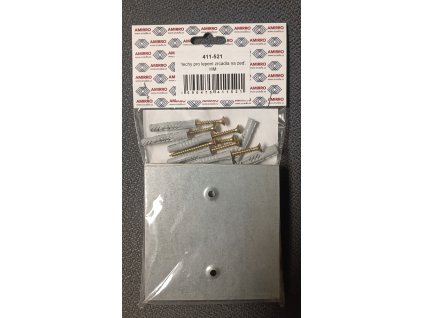 Amirro SADA PLECHŮ PRO LEPENÍ ZRCADLA NA ZEĎ (4 KS 10 X 10 CM) 411-521