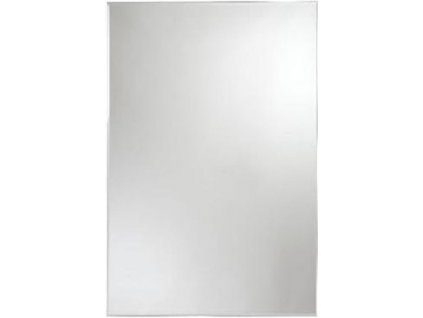 Amirro Zrcadlo na chodbu zeď do koupelny předsíně nalepovací s ozdobnou hranou GLOSSY 40 x 60 cm se strmou fazetou 713-021