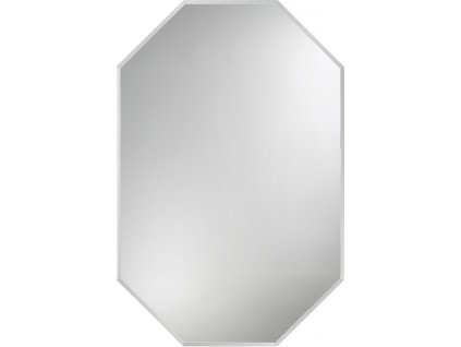 Amirro Zrcadlo na zeď do pokoje ložnice koupelny kulaté oválné tvarové DIAMANT 40 x 60 cm - osmihran s fazetou 10 mm 712-123