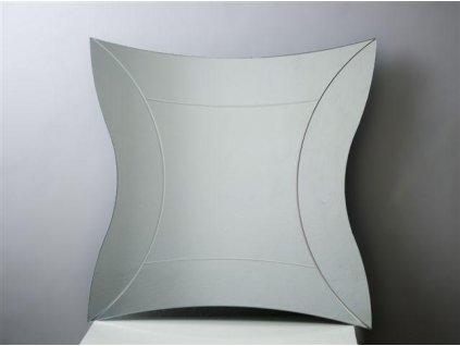 Amirro Zrcadlo na zeď do pokoje ložnice dekorativní s rilováním STAR 60 X 60 cm s gravírováním 712-628