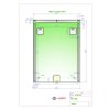 Amirro Zrcadlo na zeď dveře chodbu do pokoje ložnice koupelny předsíně ORION WHITE 60 x 80 cm s LED osvětlením a podsvícenou poličkou 411-583