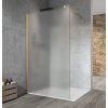 VARIO GOLD MATT jednodílná sprchová zástěna k instalaci ke stěně, matné sklo, 700 mm - GX1470-01