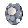 Eisl Sanitär WC prkénko MDF Soft Close Grey Stones 80130 - wc_eisl_80130