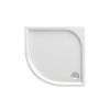A-Interiéry Akrylátová sprchová vanička nízká - čtvrtkruh Curych 051B (90x90x5,5 | R 55 cm) - curych051b