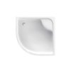 A-Interiéry Akrylátová sprchová vanička hluboká - čtvrtkruh Denver 041B (90x90x41 | R 55 cm) - denver041b