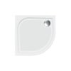 A-Interiéry Sprchová vanička z litého mramoru - čtvrtkruh Noris HR 100 (100x100x3 | R 55 cm) - norishr100