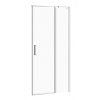 CERSANIT - Kyvné dveře s pevným polem MODUO 90x195, pravé, čiré sklo (S162-006)
