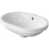 DURAVIT - Bathroom_Foster Umyvadlo zápustné 430x280 mm, s WonderGliss, alpská bílá (03364300001)