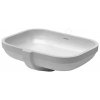 DURAVIT - Happy D.2 Umyvadlo zápustné 480x345 mm, bez otvoru pro baterii, alpská bílá (0457480000)