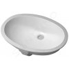 DURAVIT - Santosa Umyvadlo zápustné, 510x375 mm, s přepadem, bílá (0466510000)