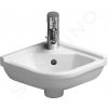 DURAVIT - Starck 3 Umývátko rohové 430x380 mm, s 1 otvorem pro baterii, bílá (0752440000)