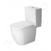 DURAVIT - ME by Starck WC kombi mísa, zadní odpad, s HygieneGlaze, alpská bílá (2172092000)