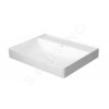 DURAVIT - DuraSquare Umyvadlová mísa 600x470 mm, bez přepadu, bez otvoru pro baterii, DuraCeram, WonderGliss, bílá (23546000701)