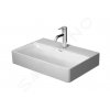 DURAVIT - DuraSquare Umyvadlo 600x400 mm, bez přepadu, s otvorem pro baterii, DuraCeram, bílá (2356600041)