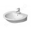 DURAVIT - Darling New Umyvadlo 650x550 mm, s 1 otvorem pro baterii, s WonderGliss, alpská bílá (2621650000)