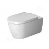 DURAVIT - ME by Starck Závěsné WC, sedátko SoftClose, Rimless, alpská bílá (45290900A1)