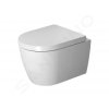 DURAVIT - ME by Starck Závěsné WC, sedátko SoftClose, Rimless, alpská bílá (45300900A1)