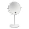 WHITE: Kosmetické zrcátko oboustranné na postavení, ø 200 mm - 112201254
