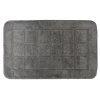 DELHI Koupelnová předložka 50x80cm s protiskluzem, 100% polyester, tmavě šedá - 1712300