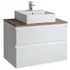 ALTAIR sestava koupelnového nábytku, š. 78,1 cm, bílá/dub emporio - AI280-01