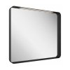 Ravak Zrcadlo STRIP I 900x700 černé s osvětlením - X000001572