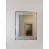 Amirro Zrcadlo na zeď do pokoje ložnice dekorativní SPACE 60 x 80 cm s potiskem motivu překřížených linií 410-753