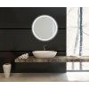 Amirro AMBIENTE kulaté zrcadlo do koupelny na zeď do pokoje do ložnice do předsíně na chodbu Amirro Ø 70 cm s LED osvětlením a senzorem, IP44 411-026 411-255 411-323