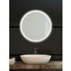 Amirro AMBIENTE kulaté zrcadlo do koupelny na zeď do pokoje do ložnice do předsíně na chodbu Amirro Ø 70 cm s LED osvětlením a senzorem, IP44 411-026 411-255 411-323